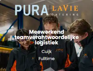 Meewerkend teamverantwoordelijke logistiek